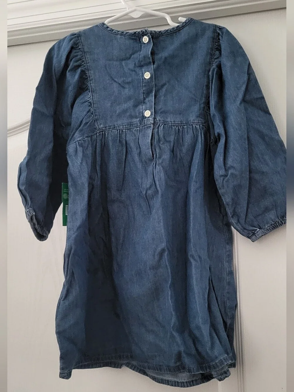 GAP Girls Denim Dress in Dark Blue - 4 NWT